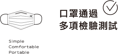 口罩通過多項檢驗測試